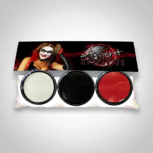 Set Maquillaje Artístico Cremoso de Artelight para Halloween, con Estuche y 3 Piezas