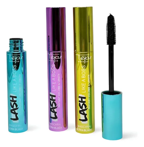 Máscara De Pestañas Lash Tejar Make Up Waterproof (pack X 6)