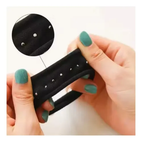 Pack X12 Colitas Para Pelo Cabello Con Perlas Mayorista