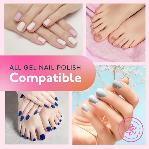 Sunuv Lámpara De Uñas Led Uv De 48 W Con 4 Ajustes