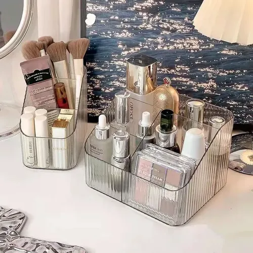 Organizador De Brochas Y Labiales En Acrílico