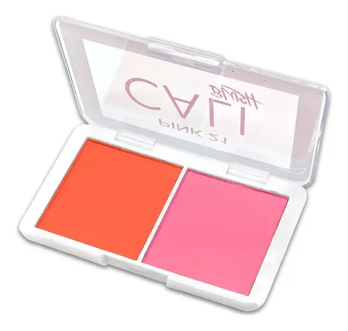 Paleta Rubor Duo Pink 21 Cali Blush Nude Cruelty Free