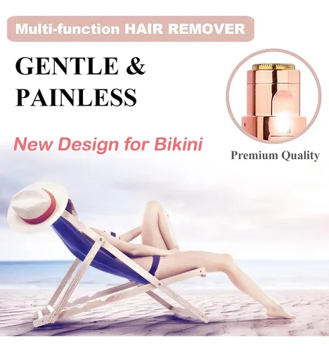 Depiladora Facial Eléctrica Mini Para Mujeres Rosarden Rosa