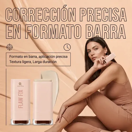 Debby Rose Flaw Fix Solid Concealer Corrector En Barra Tono Blanco