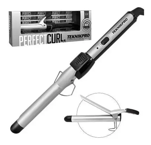 Buclera Profesional Teknikpro Bucleadora Pelo Rizador 19mm