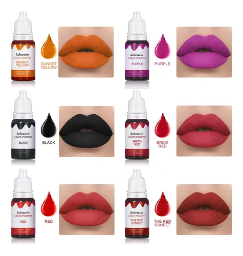 Set De Pigmentos Para Brillo Labial Líquido