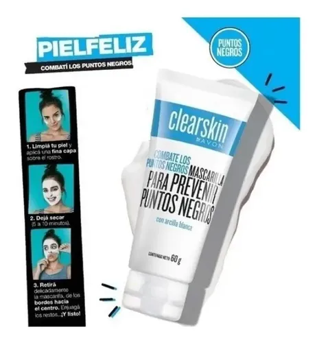 Avon Mascarilla P/ Prevenir Puntos Negros C/arcilla Blanca
