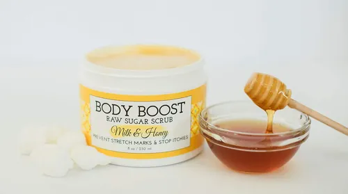 Exfoliante Corporal De Azúcar Body Boost Leche Y Miel 240 Ml