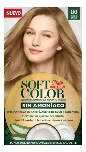 Soft Color Kit De Tintura Semipermanente 80 Rubio Claro