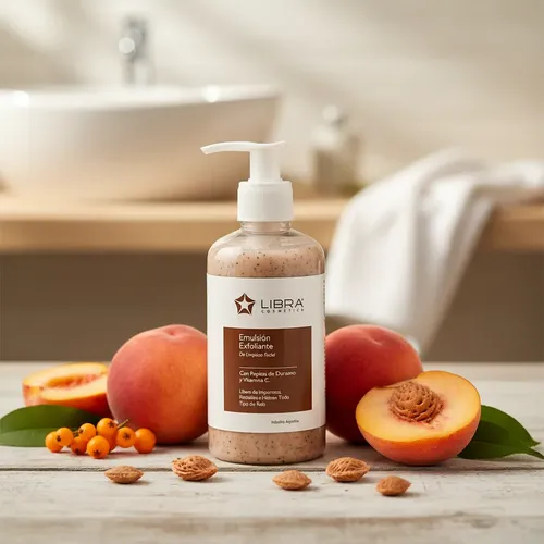 Emulsion Exfoliante Facial Pepitas Durazno Libra 500gr