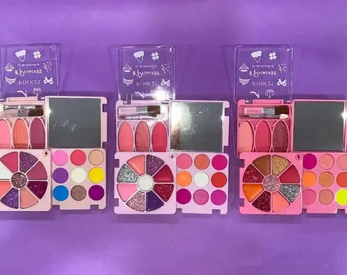 Kit Maquillaje Infantil Princess Pink21 Labial Sombra Rubor