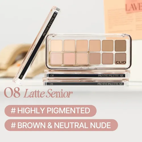 Paleta Sombras Ojos Clio Pro Eye 12 Colores Nude