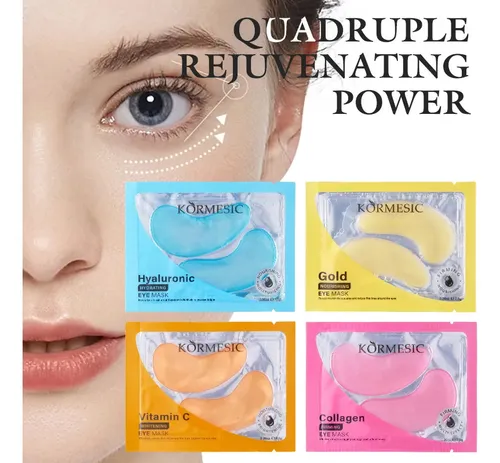 W Juego De 10 Mascarillas Vc Para Ojos Humectantes E W,