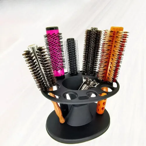 Soporte De Cepillo Para El Cabello Salón Estilista