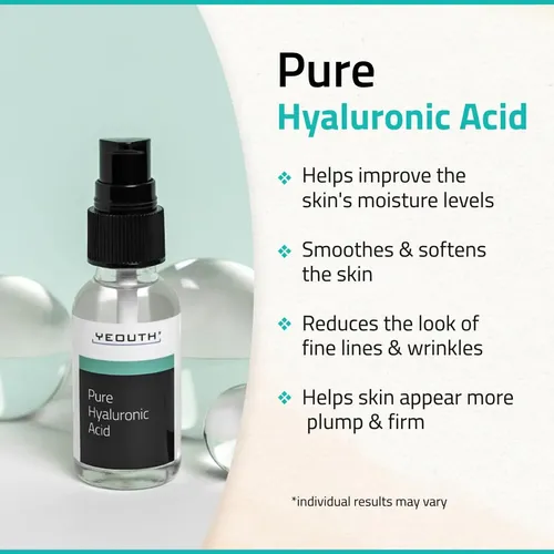 Serum Yeouth Pure Hyaluronic Acid 100% Para Rostro 30 Ml
