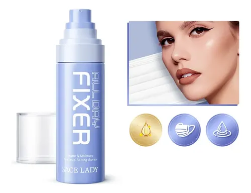 Spray Fijador De Maquillaje Sace Lady, Mate Y Duradero, 2 Un 2 Pçs