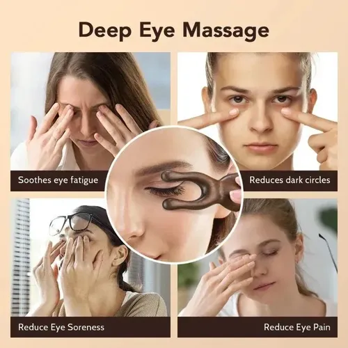 1/2 Herramientas Faciales Gua Sha De Madera, Masajeador De C