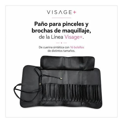 Brochero Paño Visage Para Pinceles Y Brochas De Maquillaje