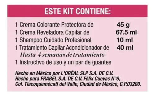 Kit Coloración Excellence Creme L’oréal Paris Tono Tono 4 Castaño Oscuro Profundo