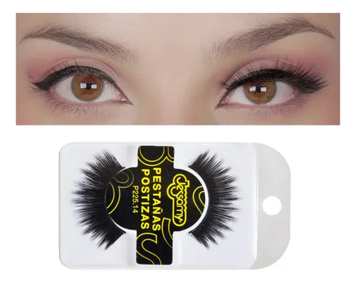Pestañas Postizas Mink Sintético Enteras Jessamy P225 Color 14