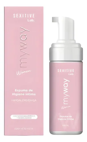 Espuma Higiene Intima Hialuronico Láctico Vegano Sexitive