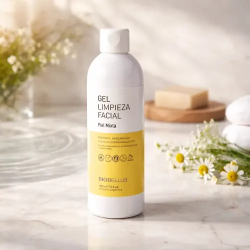 Gel Limpieza Facial Piel Mixta Manzanilla Biobellus 300ml