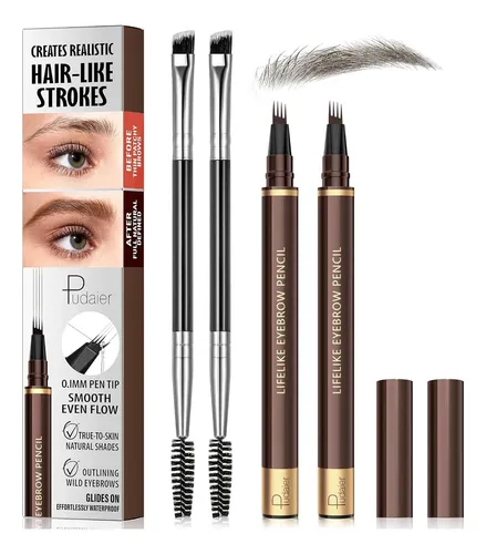 Lápices De Cejas Microblading Veganos Espoce Makeup Pack 2
