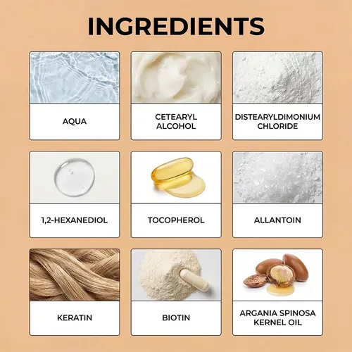Leave In Hair Mask Treatment For Damaged Dry Frizzy Hair,