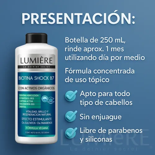Biotina Capilar Con Keratina 250 + Cepillo Anti Frizz Regalo