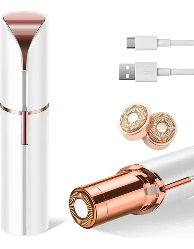 Depiladora Eléctrica Recargable Mujer Facial Painless