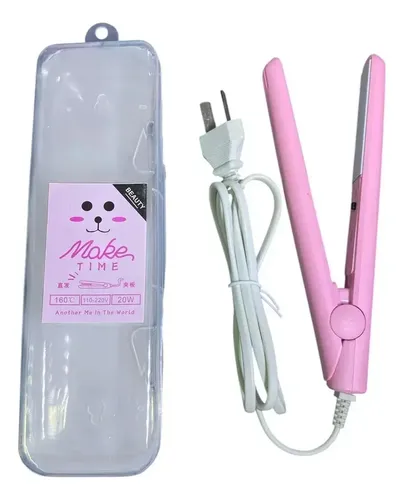 Beauty Mini Plancha Flequillo Viajera Colores Portatil Pelo