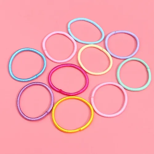 Cintas Elásticas De Goma Para El Pelo, 100 Unidades, Cintas