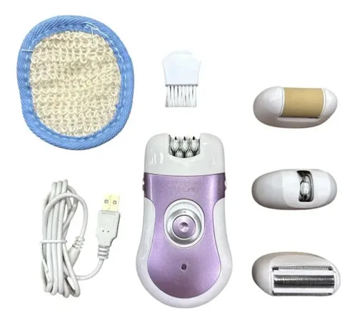 Depiladora Electrica Mujer 4 En 1 Zonas Intimas Recargable