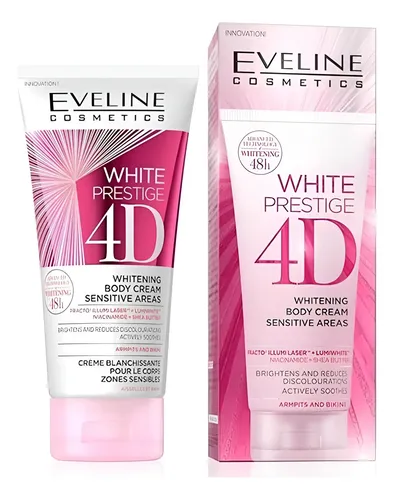Crema Blanqueadora 4d Eveline 100 Ml Para Áreas Sensibles