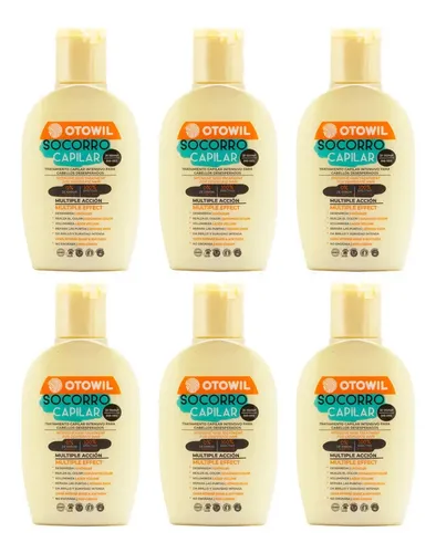 Otowil Socorro Capilar Sin Enjuague Caja X 6un Frasco 60gr