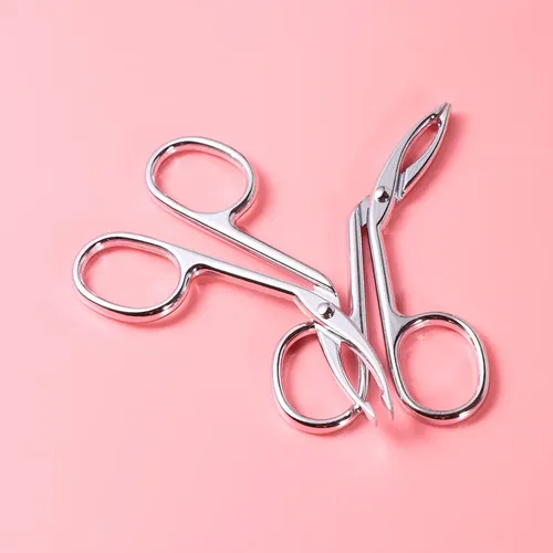 Pinzas Profesionales Para Cejas, Punta Oblicua, 2 Unidades