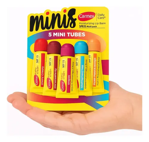 Pack X5 Mini Bálsamo Carmex Protector Solar Lip Amazon