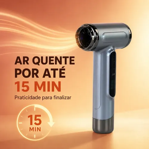 Secador De Pelo Inalámbrico Recargable Caliente Y Frío 200w