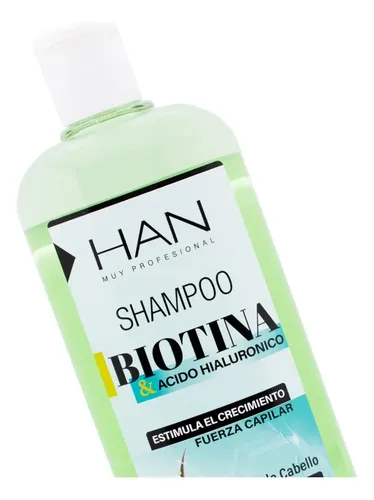 Han Biotina Acido Hialuronico Shampoo Anticaída Crecimiento