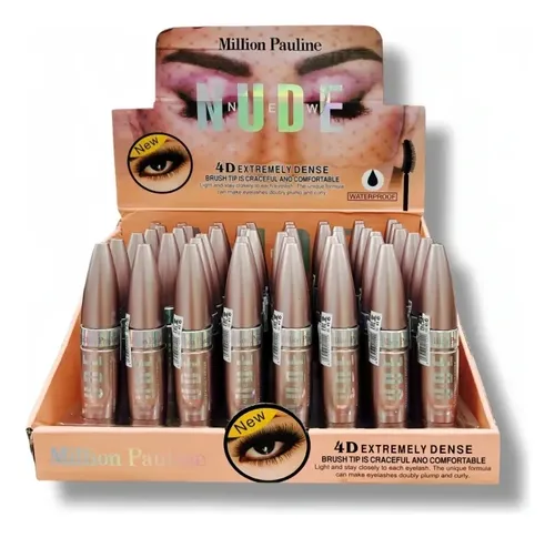 Máscara De Pestañas Rímel Million Pauline 4d Nude Waterproof