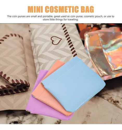 Set De 3 Neceseres Pequeños Para Maquillaje, Bolsillos Portá