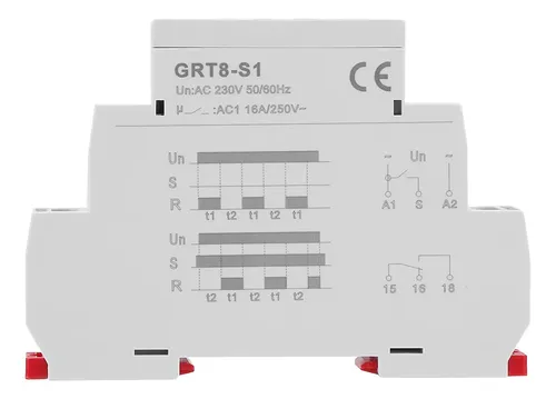 Relé Temporizador De Ciclo Repetido Grt8-s1 Mini, Tiempo Asi