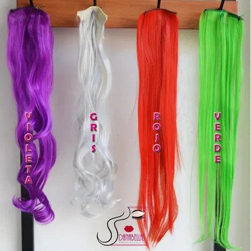 Cortinas Simil Pelo Natural 3 Capas 10x60cm Colores Fantasia