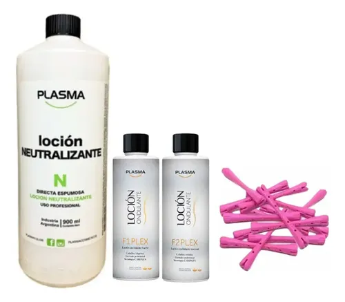 Kit Permanente Para Rulos Plasma Neutralizante Bigudies