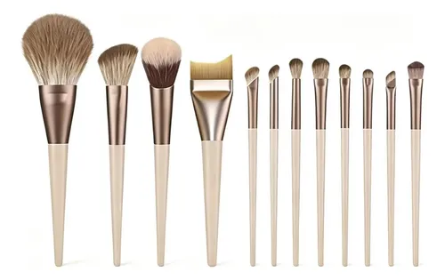 Conjunto De Brochas De Maquiagem De 12 Peças Profesional Sua