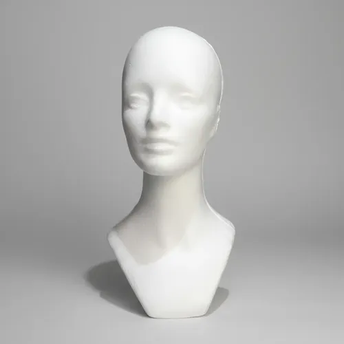 Cabeza Maniqui Telgopor Mujer Cuello Torzo Peluca Soporte