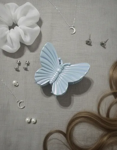 Broche Cabello Pelo Mariposa Plastico Tornasolado Mujer