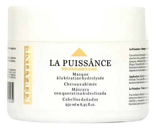 Máscara Capilar La Puissance Keratina Anti Frizz Pelo 250ml