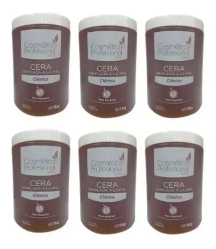 Cera Descartable Cosmetica Profesional Natural X 6u