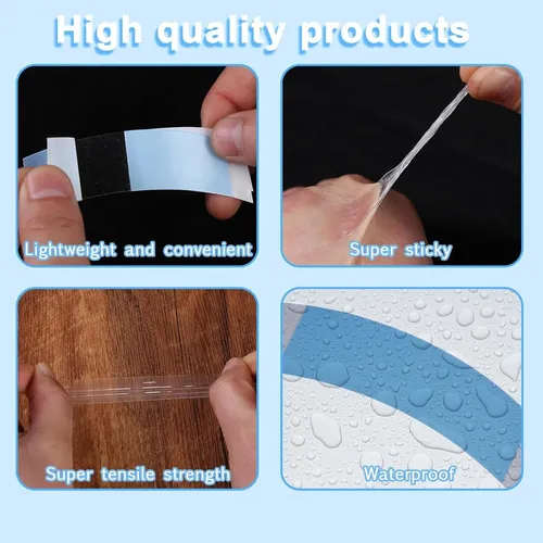 Adhesivo De Encaje Frontal Kachanaa 48 Piezas Azul